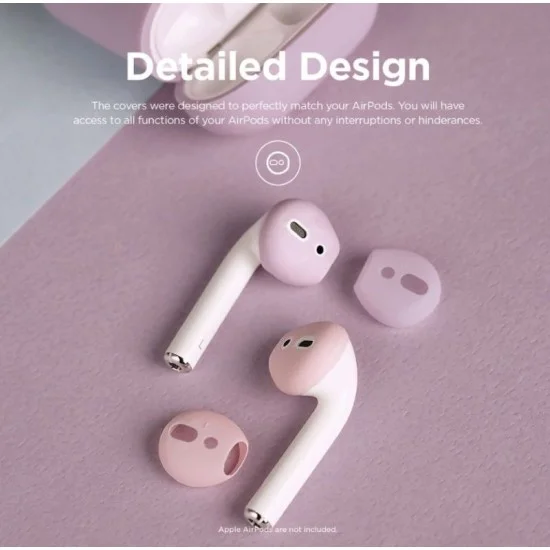 Elago Airpods 1/2 Secure Fit- 2Pairs - Lovely Pink Lavender